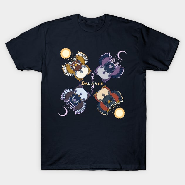 Moonkin Balance T-Shirt by smashchu